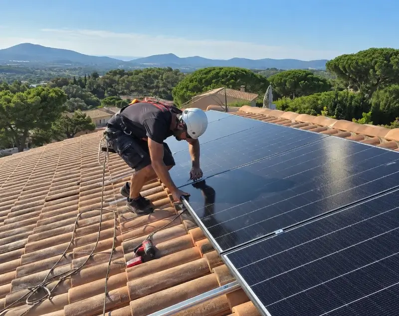 Installateur panneaux solaires Brullioles — pose photovoltaïque sur toiture