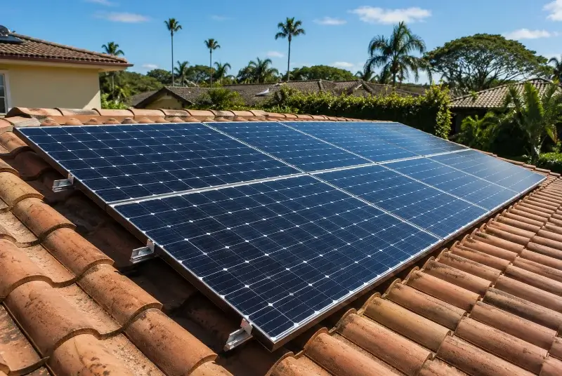 Installation de panneaux solaires à Brullioles